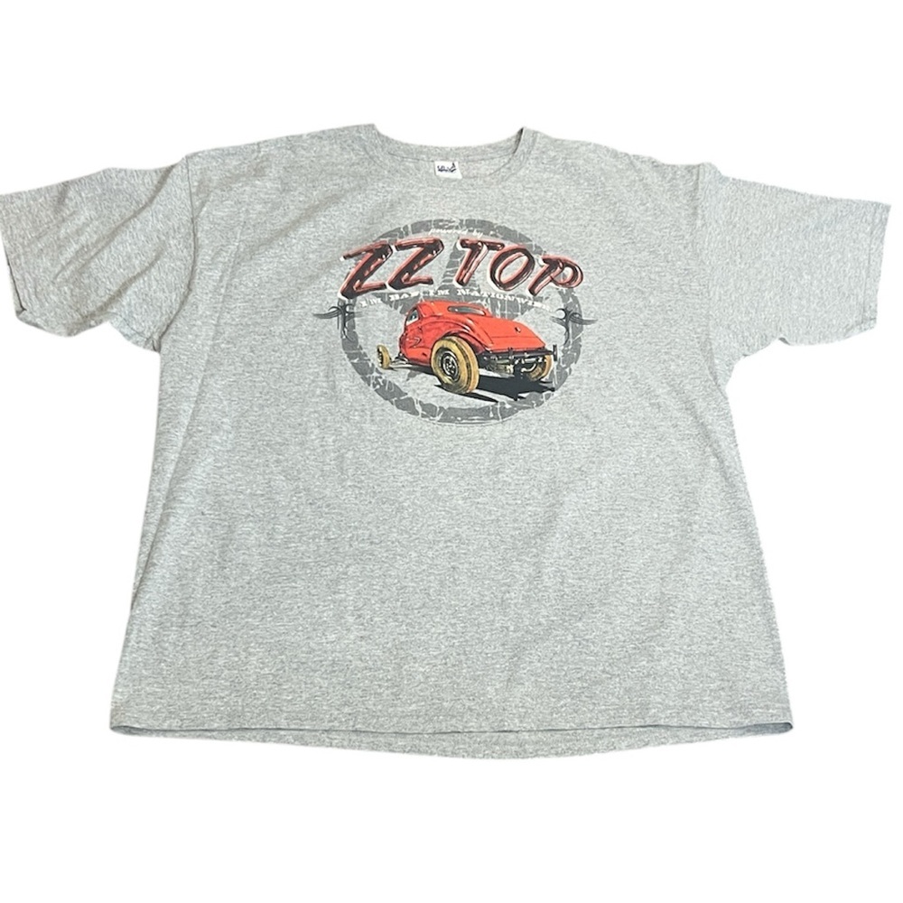 ZZ Top 2013 I’m bad anvil tour gray teeshirt size 3X